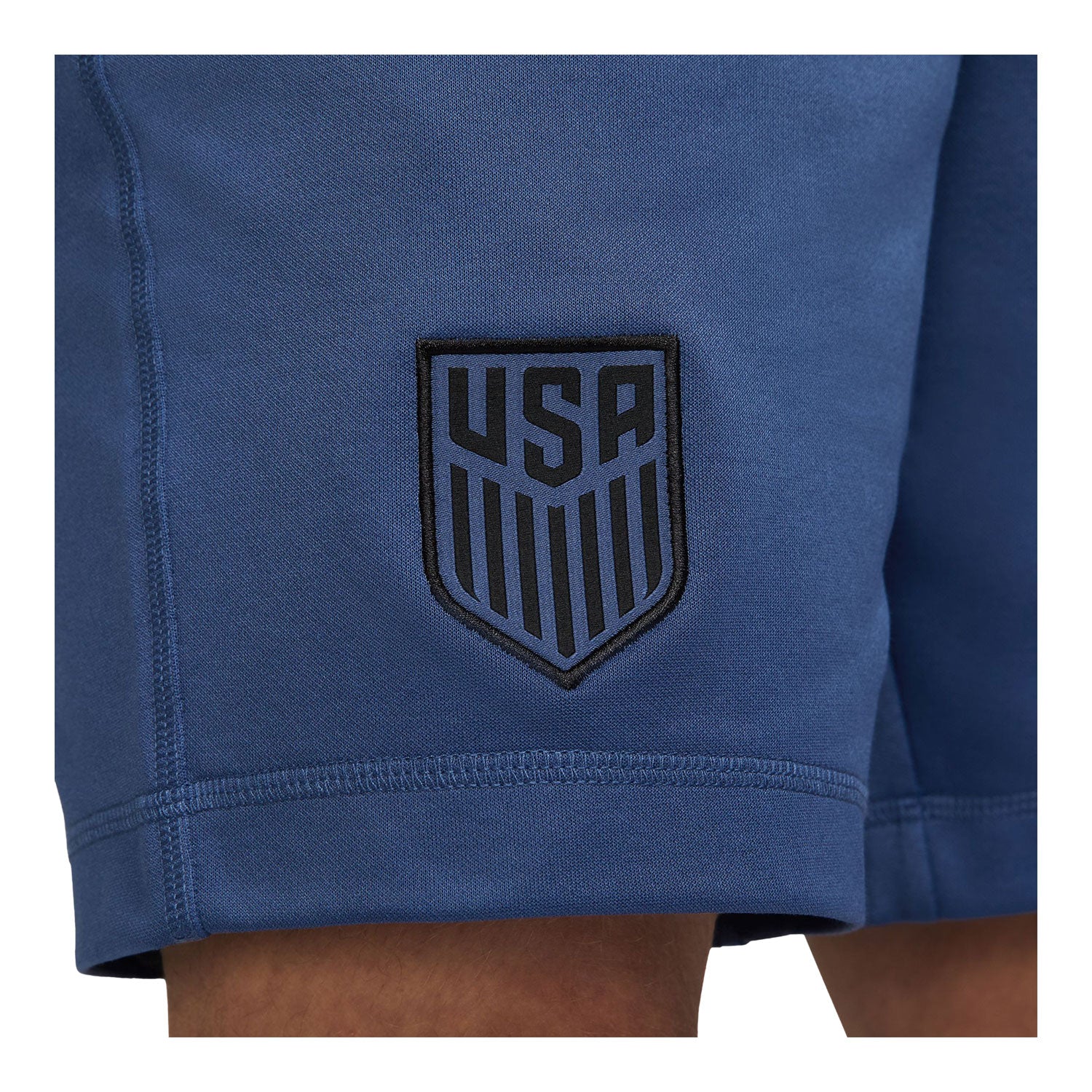 Men's Nike USMNT 2023 Travel Blue Shorts - Patch View