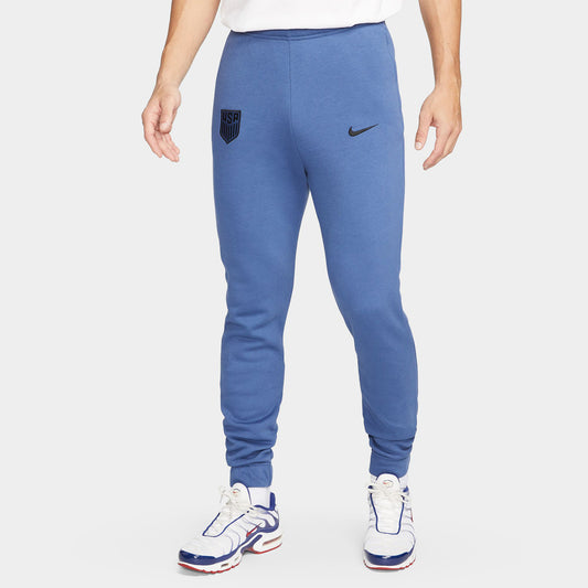 Men's Nike USA Travel Blue Pants - Front View
