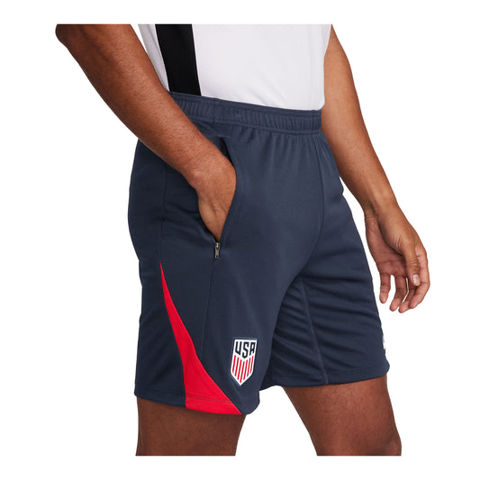 Men's Nike USA Strike Navy Shorts - Right Side View