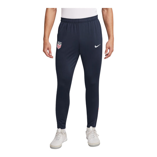 Men's Nike USA Full Strike Navy Pants - Front View