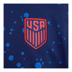 Men's Nike USA 2023 Splatter Crest Blue Hoodie - Patch View