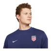 Men's Nike USMNT 2023 Classic Blue Crewneck - Model View