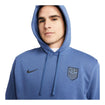 Men's Nike USMNT 2023 Travel Tonal Blue Hoodie - Model View