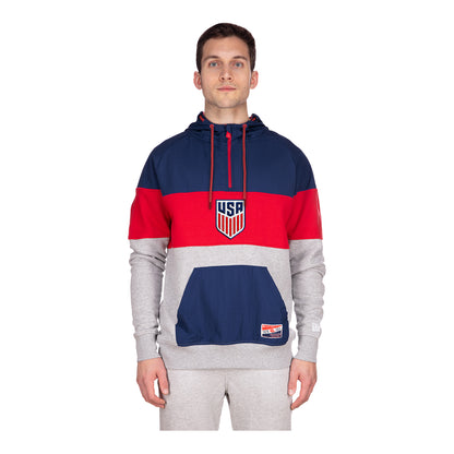 Men's New Era USMNT Tri-Color Hoodie - Front View
