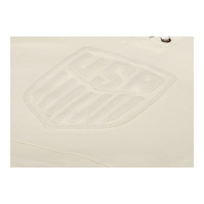Unisex USA Ignite Cream Hockey Hoodie - Logo View