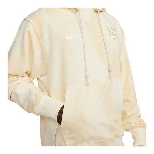 Men's Nike USA Dri-FIT Standard Issue Yellow Hoodie - Sleeve and Pocket View