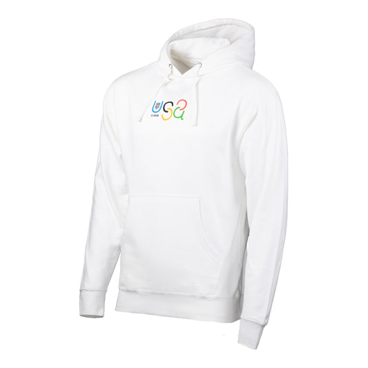 Unisex USA Ace White Hoodie - Front View