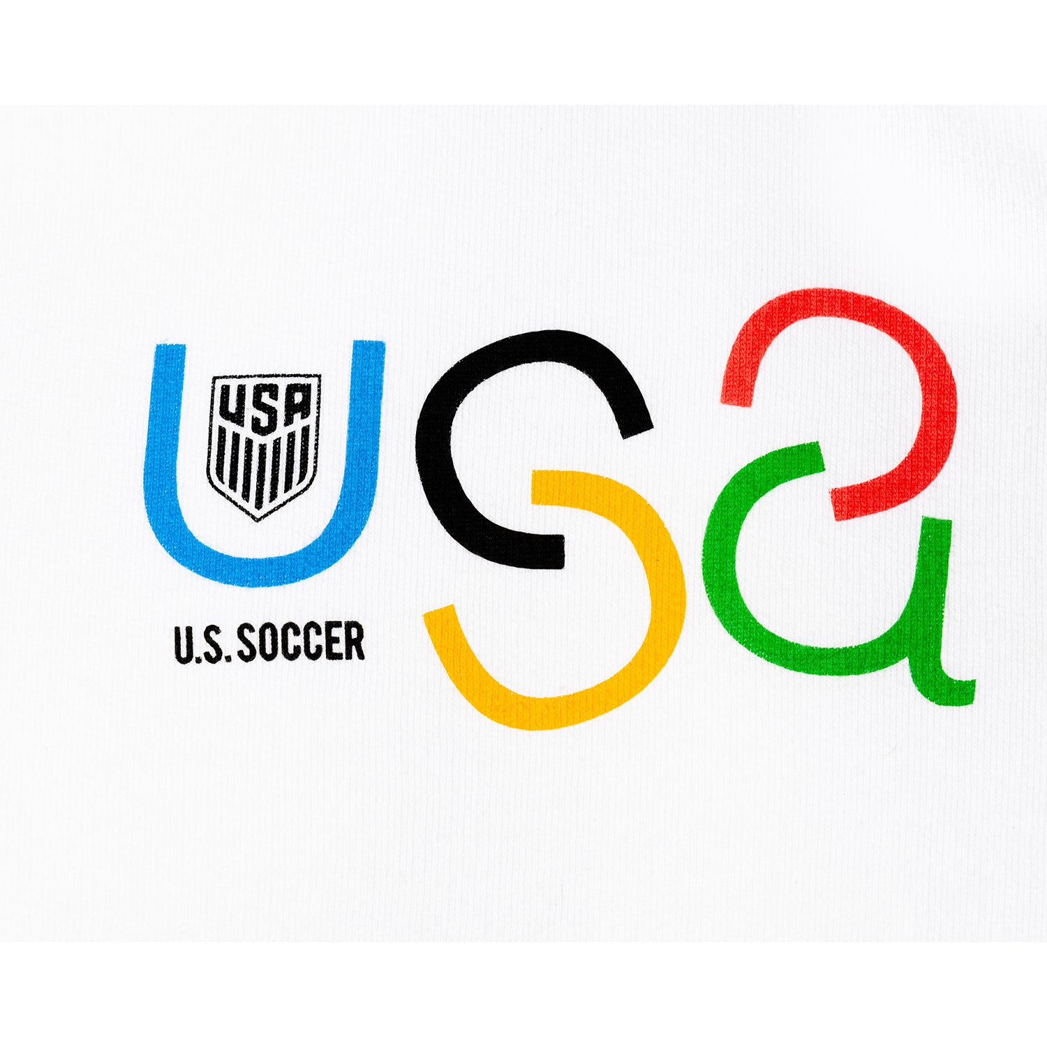 Unisex USA Ace White Hoodie - Close View