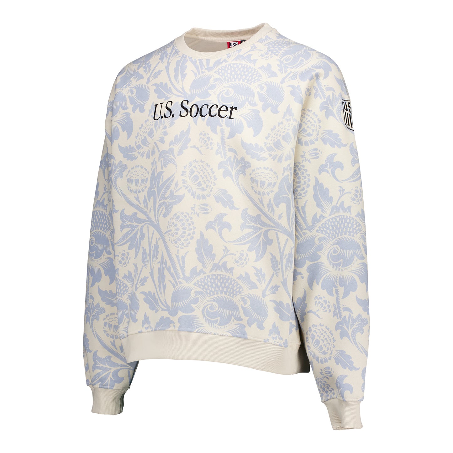 Unisex USA Floral Crewneck