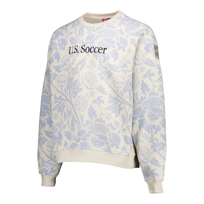 Unisex USA Floral Crewneck