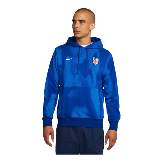 Men's Nike USA Club Royal Hoodie - Front View