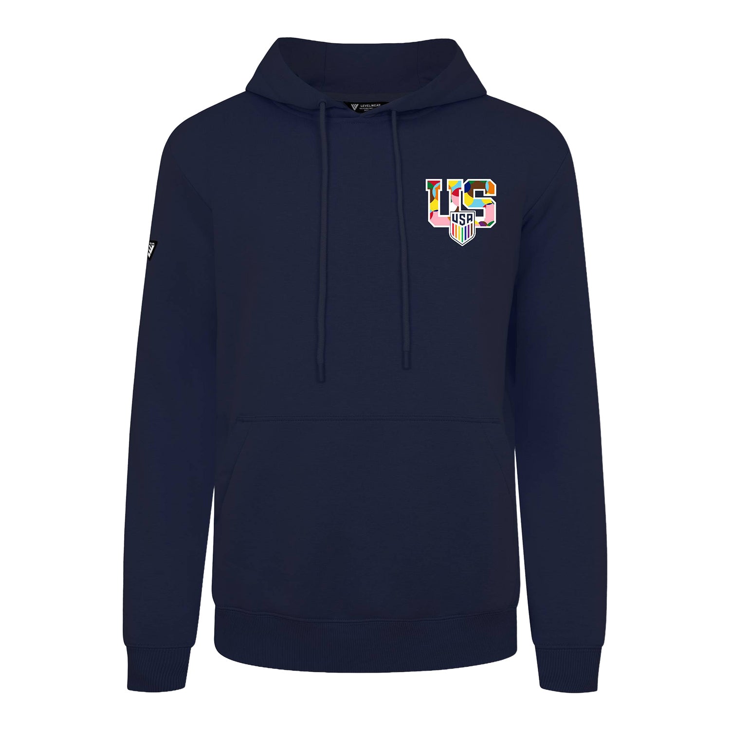Unisex Levelwear USMNT Pride Navy Hoodie