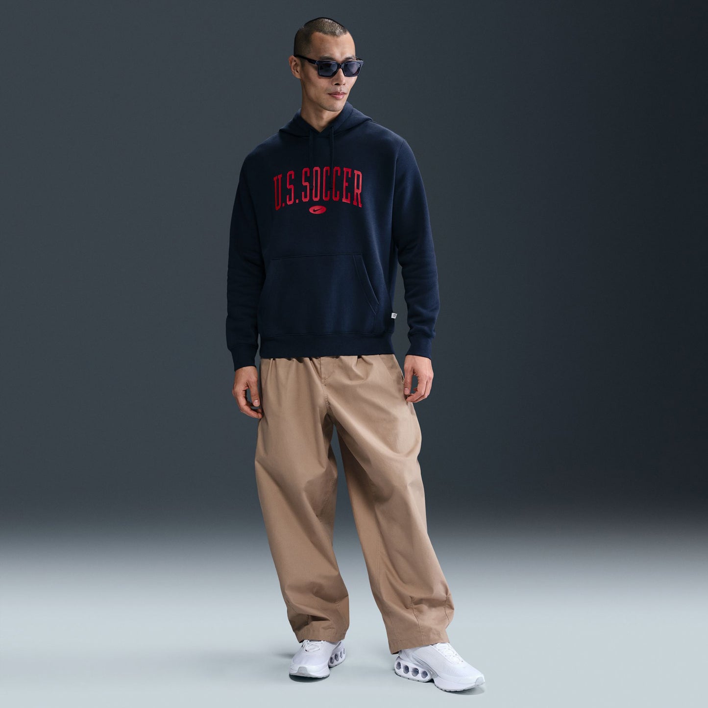 Men's Nike USA Club Fleece Navy Hoodie