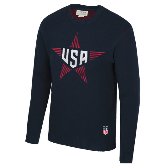 Unisex U.S Soccer Uscape 2025 Navy Star Sweater