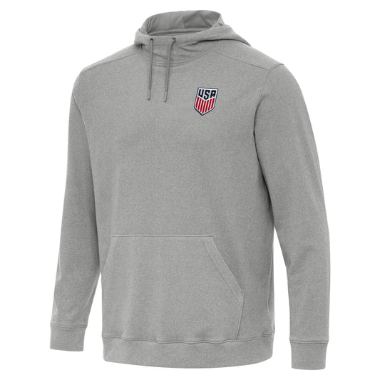 Adult Antigua USMNT Cloud Gray Pullover