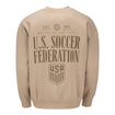 Unisex USA Tonal Tan Crewneck