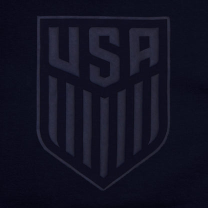 Unisex U.S. Soccer Puff Print Navy Crewneck Pullover