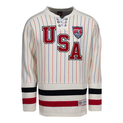 Unisex Sport Design Sweden USMNT Retro Hockey Sweater