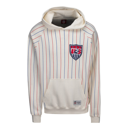 Unisex Sport Design Sweden USMNT Retro Pinstripe Hooded Sweatshirt