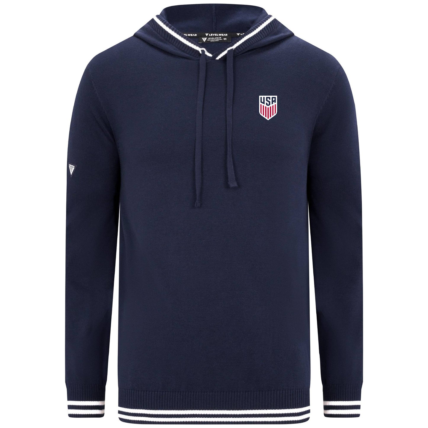 Unisex Levelwear USMNT Sportsman Navy Hoodie