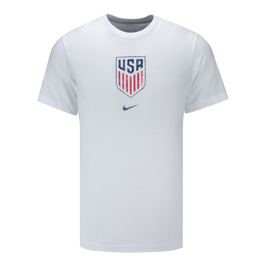 Men's Nike White USMNT Ignite Baseball Raglan 3/4-Sleeve T-Shirt