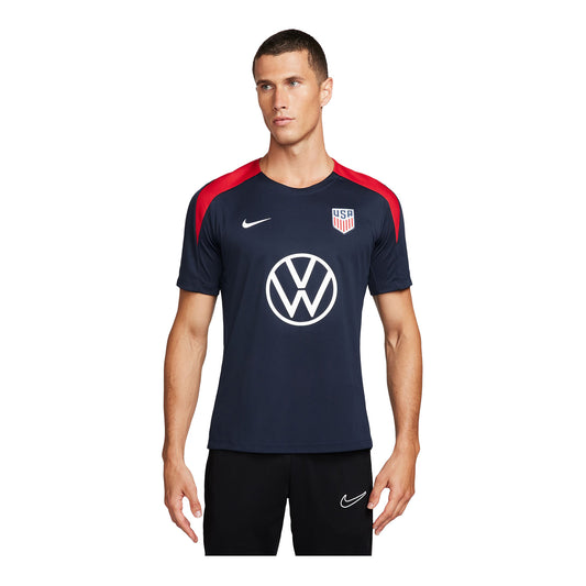 Men's Nike USA VW Strike Navy Top - Front View
