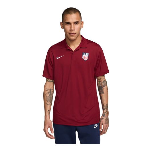 Men's Nike USA Dri-FIT Victory Red Polo