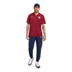 Men's Nike USA Dri-FIT Victory Red Polo - Full Body Front View