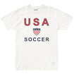 Unisex Original Retro Brand USA 1950 USA Soccer Crest Vintage Cream Tee