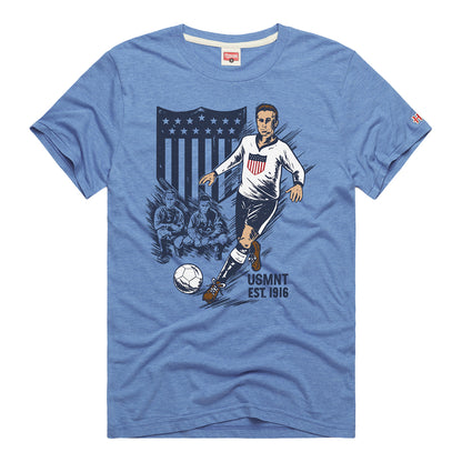 Unisex Homage USMNT Retro 1916 Blue Tee