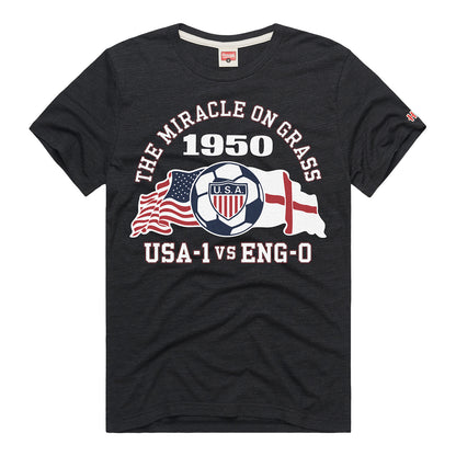 Unisex Homage USMNT Retro 1950 Miracle Black Tee