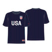 Unisex USMNT New Era Pinstripe T-Shirt