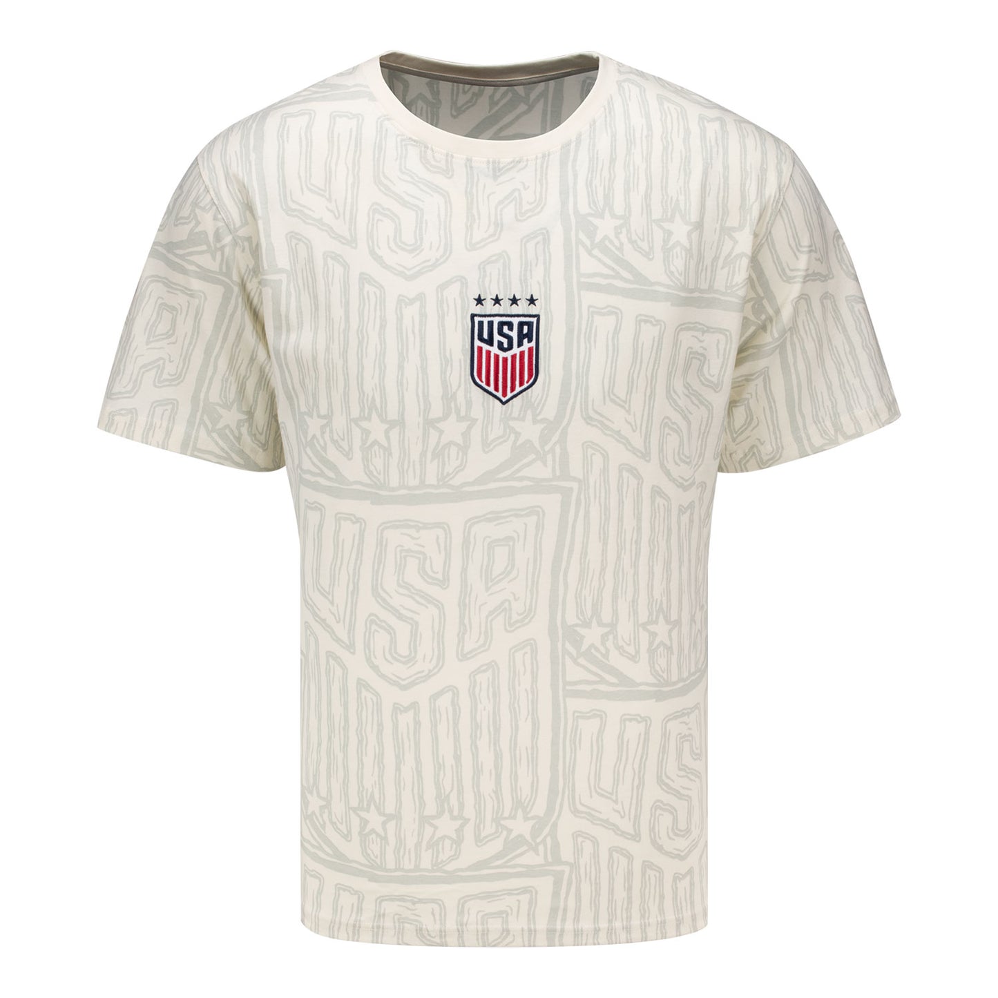 Unisex USWNT Graphic AOP Off-White Tee