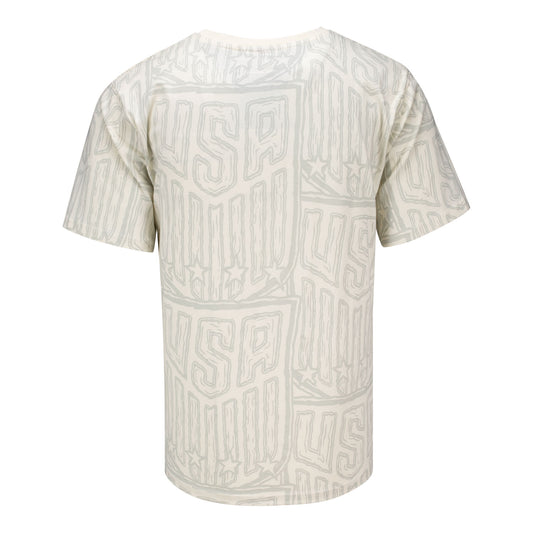 Unisex USWNT Graphic AOP Off-White Tee