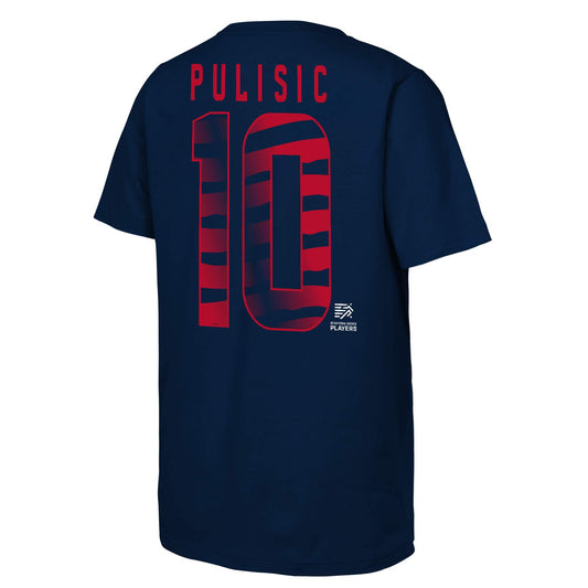 Unisex Outerstuff Christian Pulisic Navy Name and Number T-Shirt
