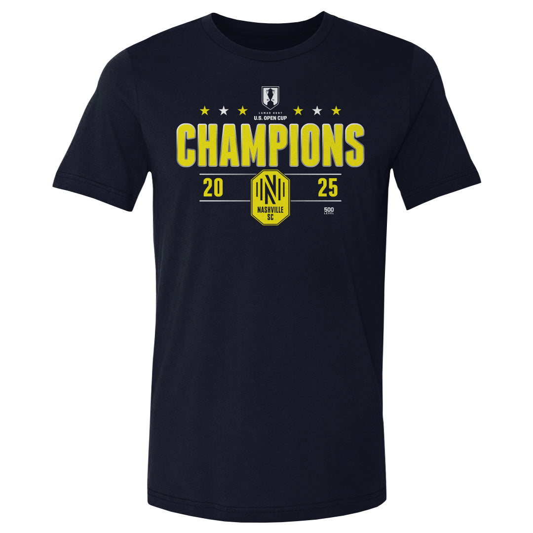 Unisex 500 Level Nashville SC 2025 U.S. Open Cup Champions T-Shirt