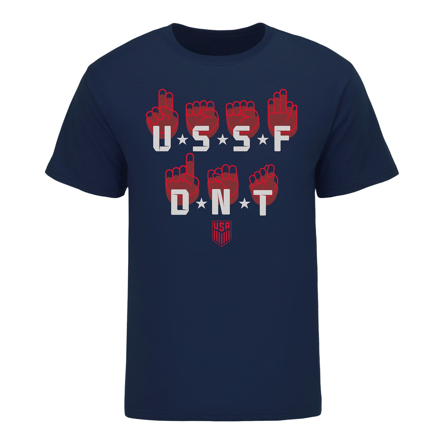 Unisex U.S Soccer Deaf National Team Navy T-Shirt