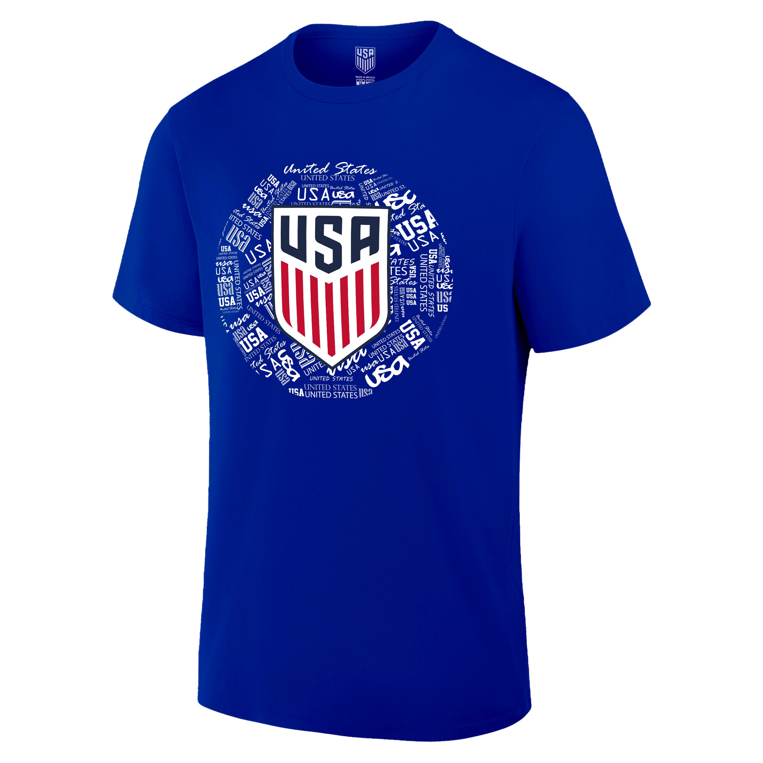 Unisex US Soccer Royal Cotton T-Shirt