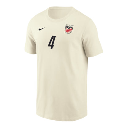 Unisex Nike USMNT Tyler Adams Name & Number T-Shirt