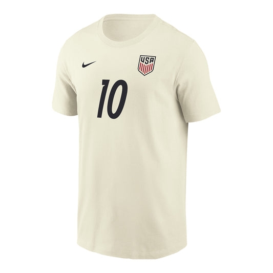 Unisex Nike USMNT Christian Pulisic Name & Number T-Shirt