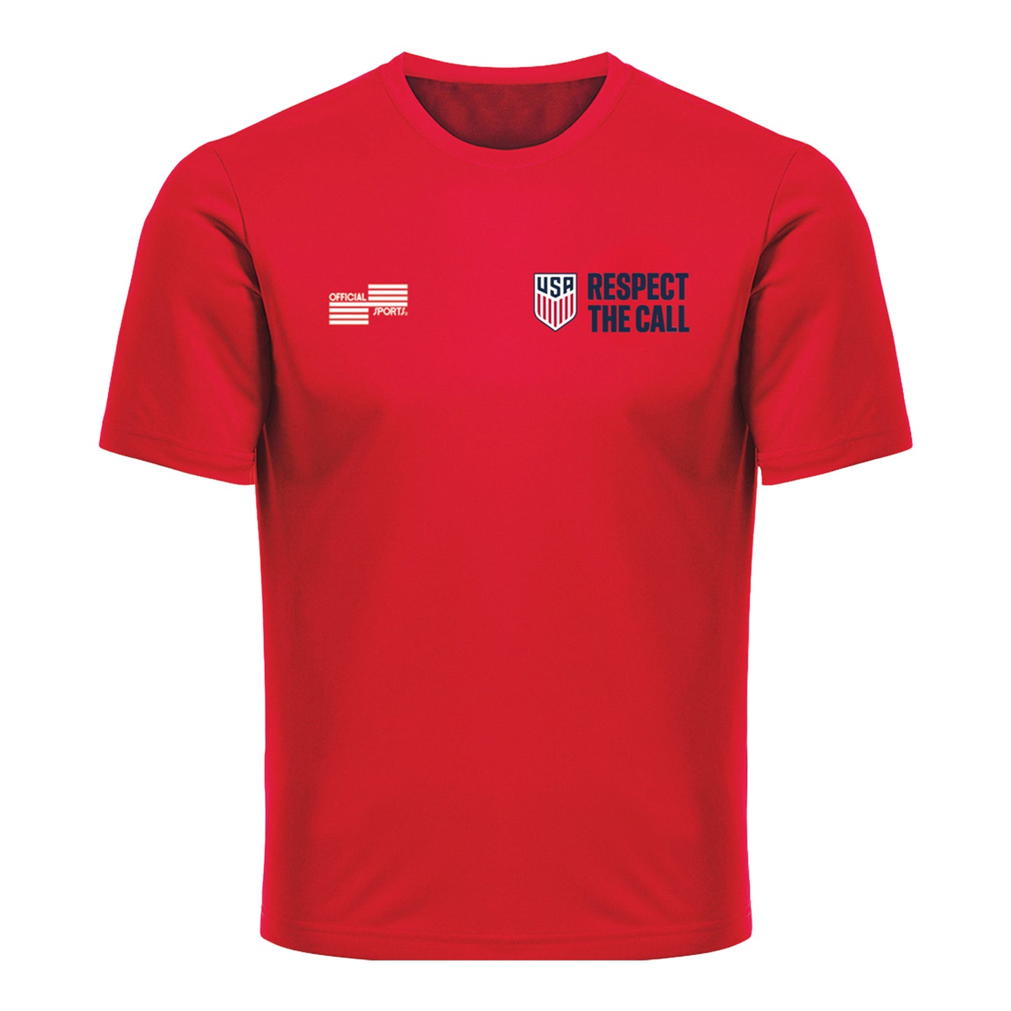Unisex U.S Soccer Respect The Call Red T-Shirt
