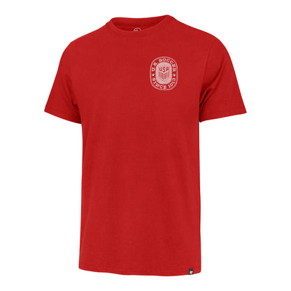 Unisex USMNT 47 Brand Canyon Franklin Red T-Shirt
