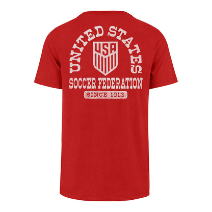 Unisex USMNT 47 Brand Canyon Franklin Red T-Shirt