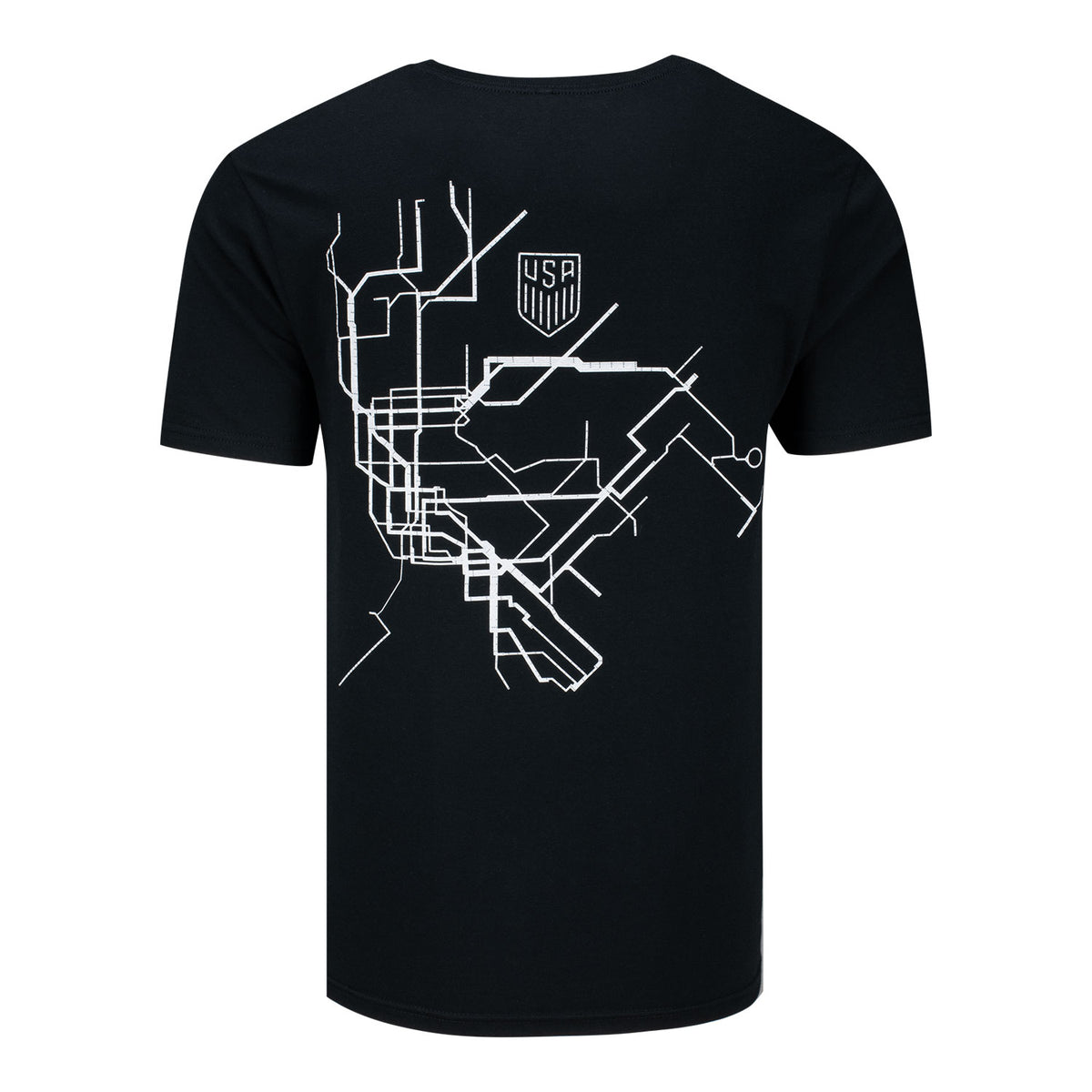 US Soccer SDS 26 Grand Central Station Subway Map T-Shirt