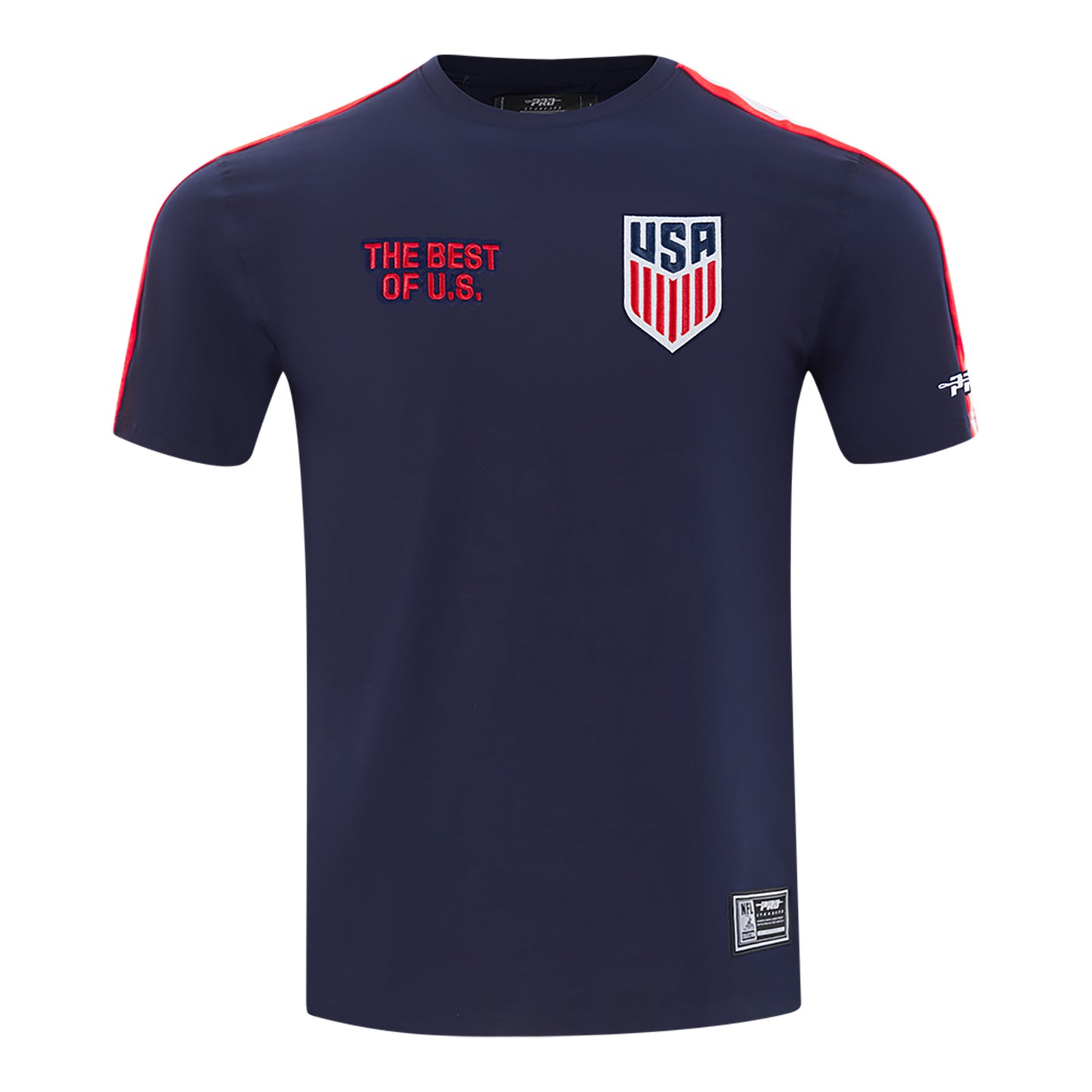 Unisex Pro Standard USMNT Classic Striped Navy T-Shirt