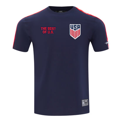 Unisex Pro Standard USMNT Classic Striped Navy T-Shirt