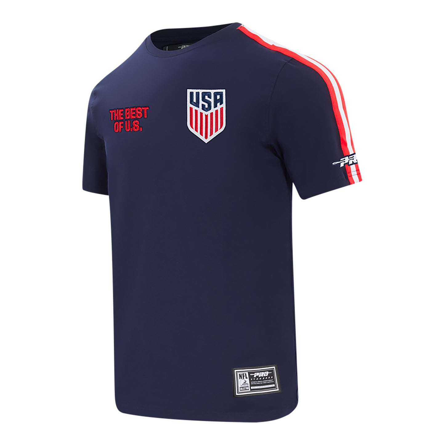 Unisex Pro Standard USMNT Classic Striped Navy T-Shirt