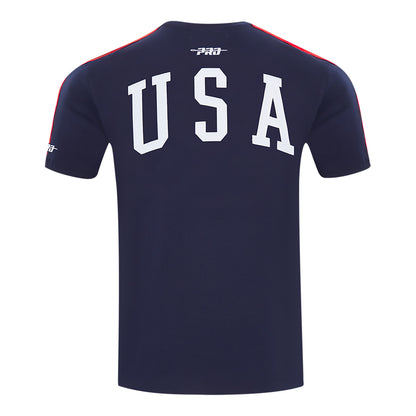 Unisex Pro Standard USMNT Classic Striped Navy T-Shirt