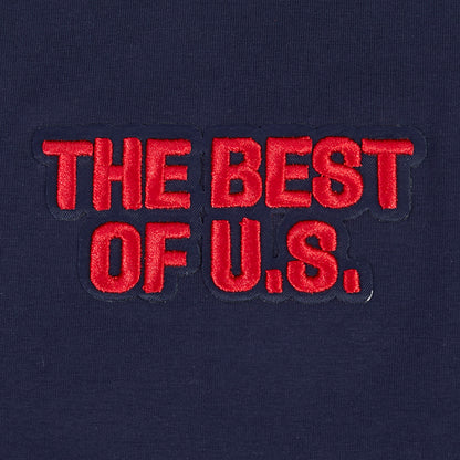 Unisex Pro Standard USMNT Classic Striped Navy T-Shirt