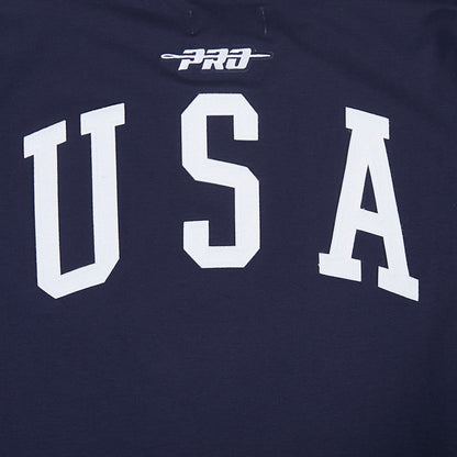 Unisex Pro Standard USMNT Classic Striped Navy T-Shirt